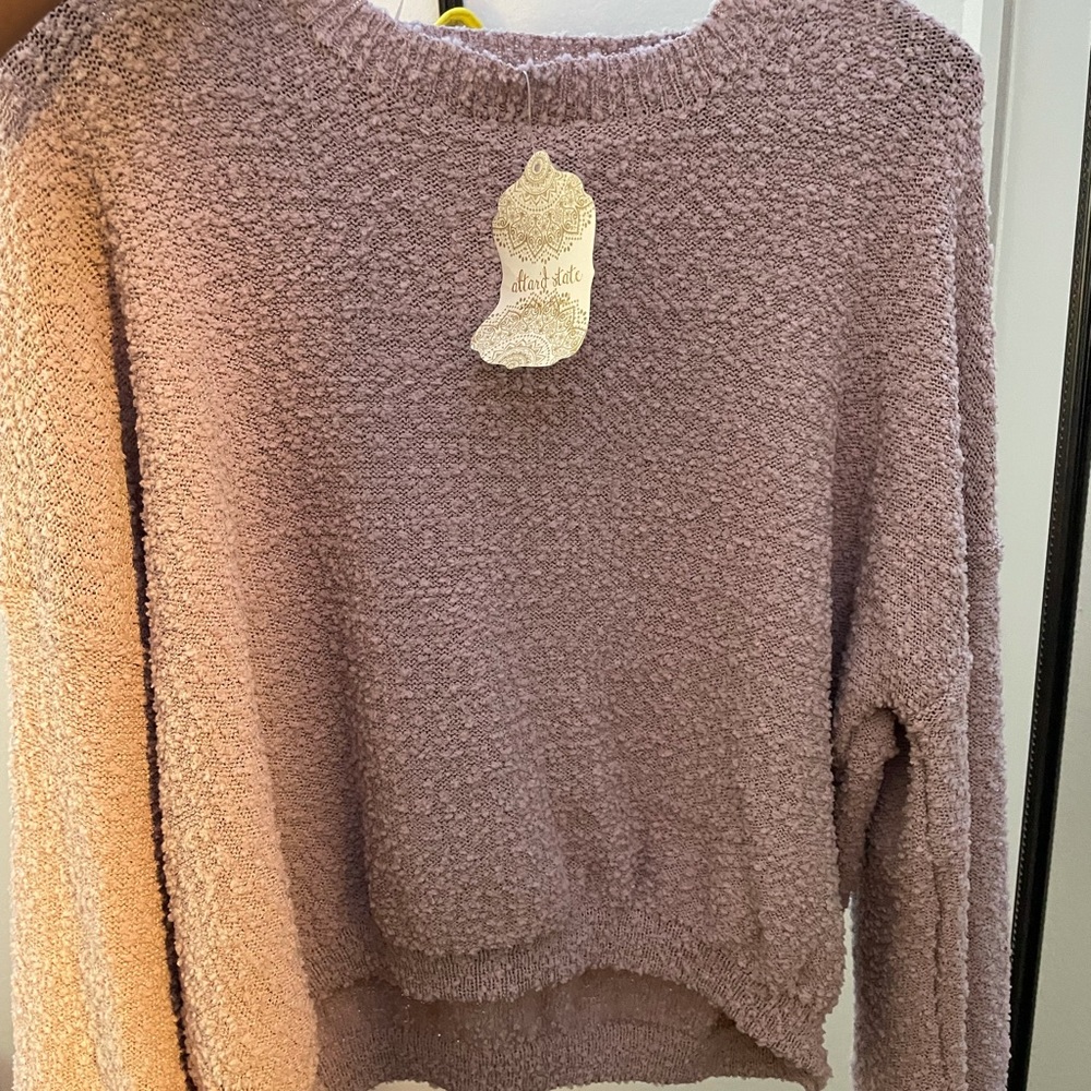 Altar’d State pink sweater, size large - Picture 5 of 6